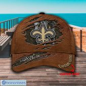 NFL New Orleans Saints Custom Name Brown Classic Cap