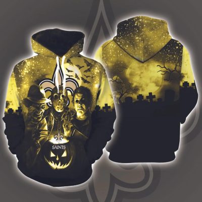 NFL New Orleans Saints Jason Voorhees Horror Pullover Hoodie
