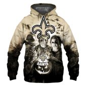 NFL New Orleans Saints Jason Voorhees Pullover Hoodie