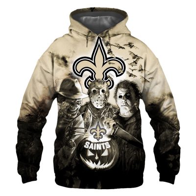 NFL New Orleans Saints Jason Voorhees Pullover Hoodie
