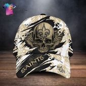 NFL New Orleans Saints Skull Classic Cap