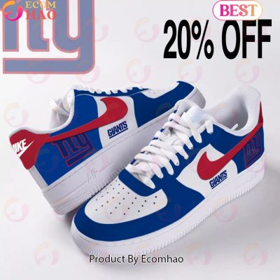 NEW] NFL New York Giants Air Force 1 Sneakers