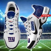 NFL New York Giants Air Max Plus Running Shoes Custom Name
