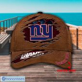 NFL New York Giants Custom Name Brown Classic Cap