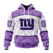 Nfl New York Giants Custom Name Number Fight Cancer Pullover Hoodie Front.jpg - demo10