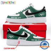 NFL New York Jets Limited Edition Personalized Air Force 1 Shoes Sneaker