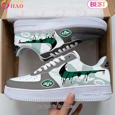 NFL New York Jets Special Logo Style Air Force 1 Sneakers