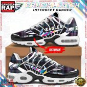 NFL Philadelphia Eagles Crucial Catch Intercept Cancer Air Max Plus Shoes Running Sneakers