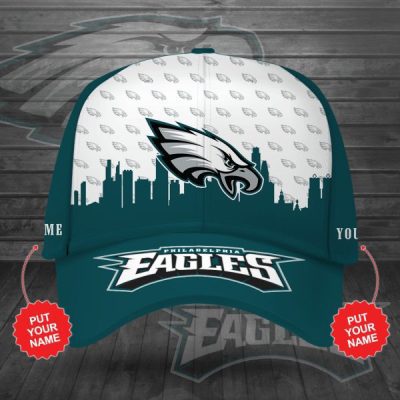 NFL Philadelphia Eagles Custom Name Logo Classic Cap