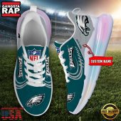 Nfl Philadelphia Eagles Custom Rainbow Atmospheric Cushion Running Shoes Womens Sneaker9714.jpg - demo10