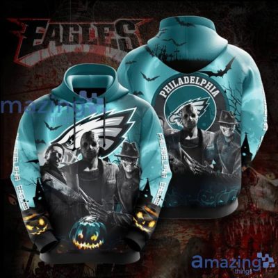 NFL Philadelphia Eagles Jason Voorhees Halloween Pullover Hoodie