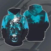 NFL Philadelphia Eagles Jason Voorhees Horror Pullover Hoodie