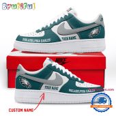 NFL Philadelphia Eagles Limited Edition Personalized Air Force 1 Shoes Sneaker