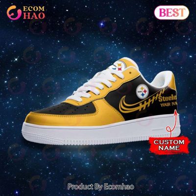 NFL Pittsburgh Steelers Air Force 1 Sneaker Custom Name