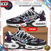 NFL Pittsburgh Steelers Crucial Catch Intercept Cancer Air Max Plus Shoes Running Sneakers