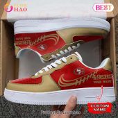 Nfl San Francisco 49ers Air Force 1 Sneaker Custom Name Stand Easy Bro - demo10