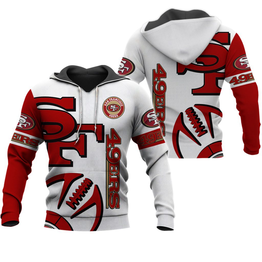 NFL San Francisco 49ers Big Logo Pullover Hoodie NFL San Francisco 49ers Big Logo Pullover Hoodie
