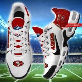 NFL San Francisco 49ers Air Max Plus Running Shoes Custom Name