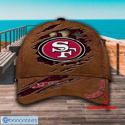 NFL San Francisco 49ers Custom Name Brown Classic Cap