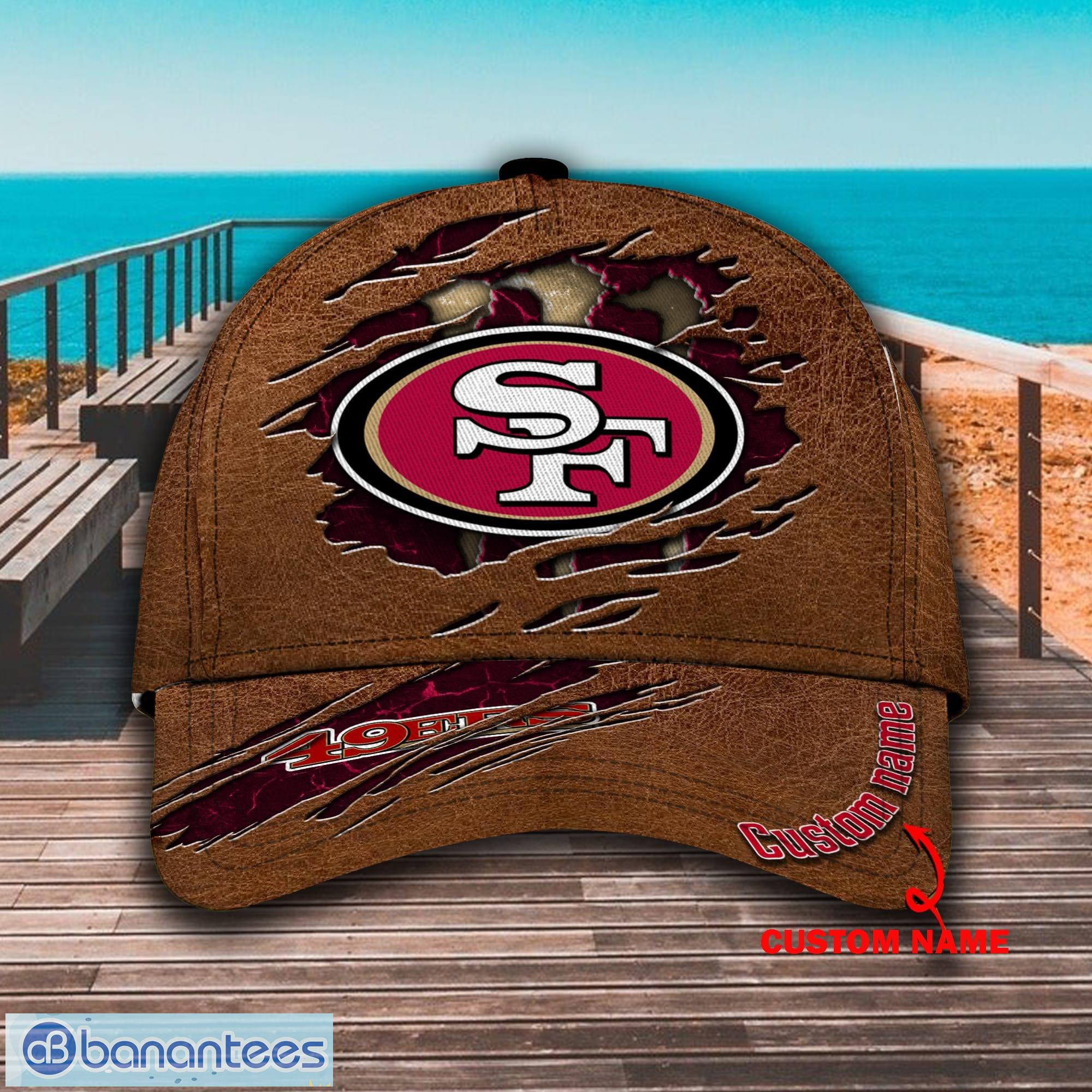NFL San Francisco 49ers Custom Name Brown Classic Cap NFL San Francisco 49ers Custom Name Brown Classic Cap