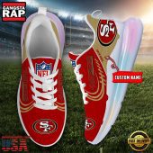 Nfl San Francisco 49ers Custom Rainbow Atmospheric Cushion Running Shoes Womens Sneaker0835.jpg - demo10