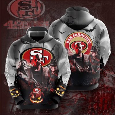 NFL San Francisco 49ers Jason Voorhees Halloween Pullover Hoodie