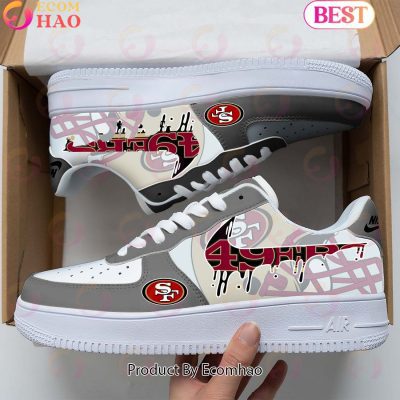 NFL San Francisco 49ers Special Logo Style Air Force 1 Sneakers