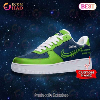 NFL Seattle Seahawks Air Force 1 Sneaker Custom Name