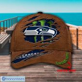 NFL Seattle Seahawks Custom Name Brown Classic Cap