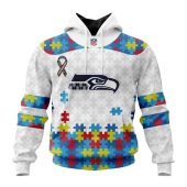 Nfl Seattle Seahawks Custom Name Number Autism Awareness Pullover Hoodie Front.jpg - demo10