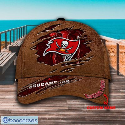 NFL Tampa Bay Buccaneers Custom Name Brown Classic Cap
