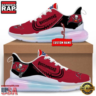 NFL Tampa Bay Buccaneers Custom Rainbow Atmospheric Air Force 1 Sneaker Shoes