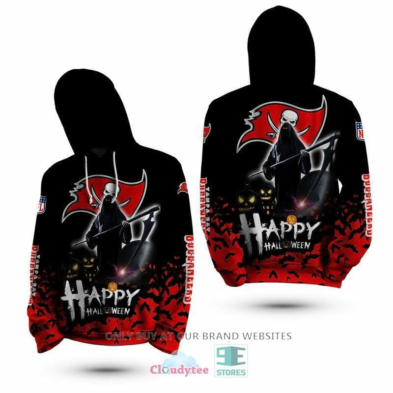 NFL Tampa Bay Buccaneers Black Halloween Pullover Hoodie NFL Tampa Bay Buccaneers Black Halloween Pullover Hoodie