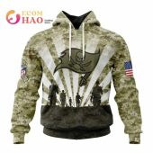 NFL Tampa Bay Buccaneers Custom Name Number Special Camo Pullover Hoodie