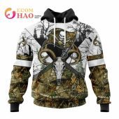 NFL Tampa Bay Buccaneers Custom Name Number Deer Skull Pullover Hoodie