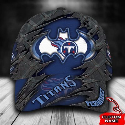 NFL Tennessee Titans Custom Name Batman Classic Cap