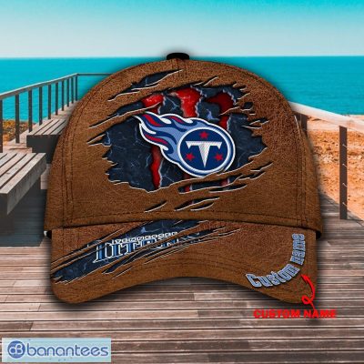 NFL Tennessee Titans Custom Name Brown Classic Cap