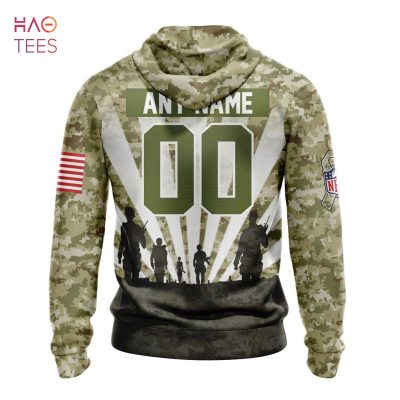 NFL Tennessee Titans Custom Name Number Camo Pullover Hoodie