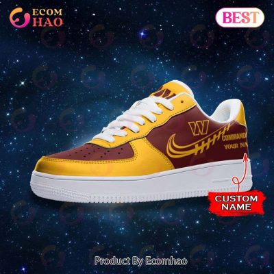 NFL Washington commanders Air Force 1 Sneaker Custom Name