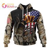 NFL Washington Commanders Custom Name Number Special Camo Pullover Hoodie