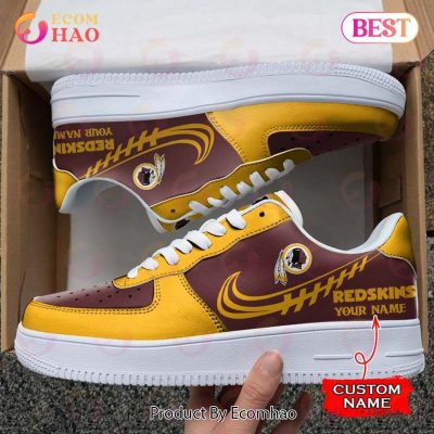 NFL Washington Redskins Air Force 1 Sneaker Custom Name