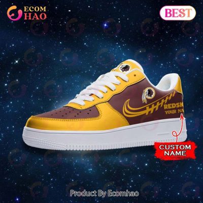 NFL Washington Redskins Air Force 1 Sneaker Custom Name