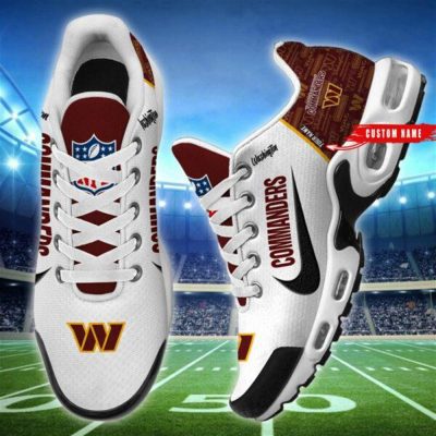 NFL Washington Redskins Air Max Plus Running Shoes Custom Name