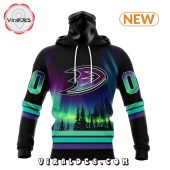 Nhl Anaheim Ducks Special Northern Lights Hoodie The Composition Is Flawless. - demo10