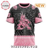 Nhl Arizona Coyotes Special Pink Paisley Design Hoodie Nice Photo Dude - demo10