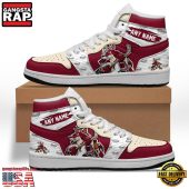 NHL Arizona Coyotes Team Mascot New Design Custom Name Air Jordan 1 Shoes