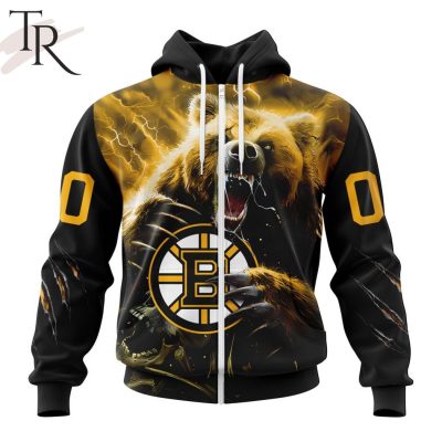 NHL Boston Bruins Fear The Bear Special Design Hoodie
