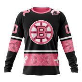 Nhl Boston Bruins Personalized Specialized Design In Classic Style With Paisley We Wear Pink Breast Cancer Hoodie 6 Kbul1.jpg - demo10