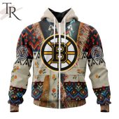 Nhl Boston Bruins Special Native Costume Design Hoodie Coolosm - demo10