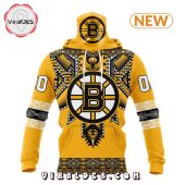 Nhl Boston Bruins Special Native Heritage Design Hoodie Rejuvenating Picture - demo10
